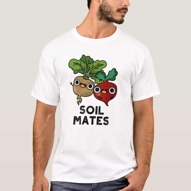 T-shirt Le sol Mates Funky Beet Root Pun (Devant)