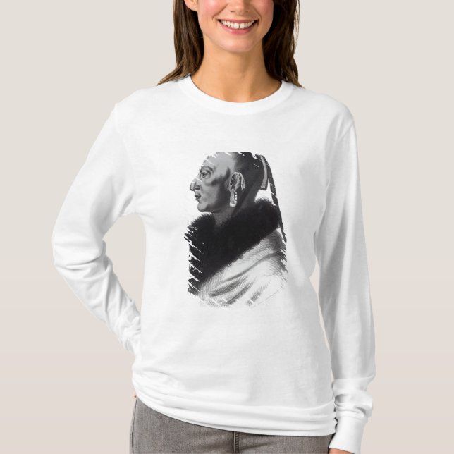 T-shirt Le Soldat du Chene, un chef d'Osage (Devant)