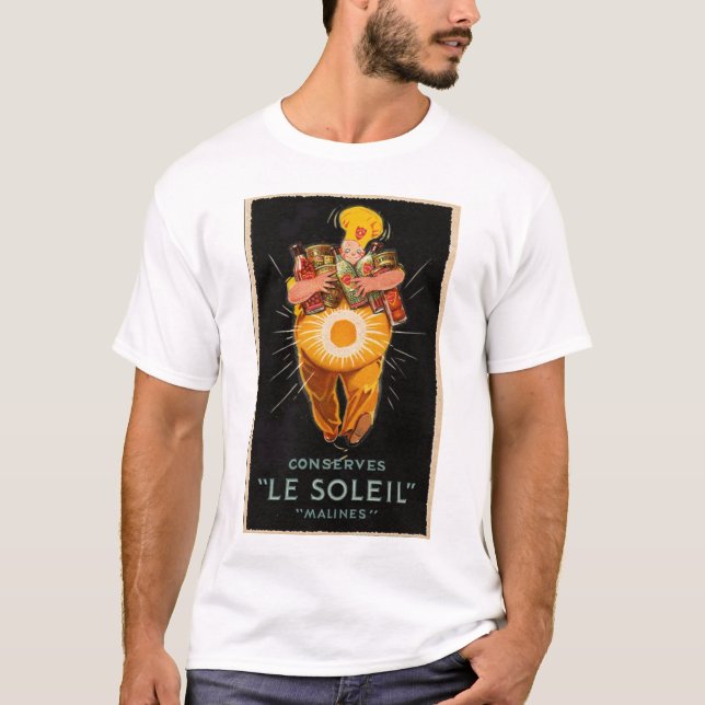 T-shirt Le Soleil Chemise pour enfants (Devant)