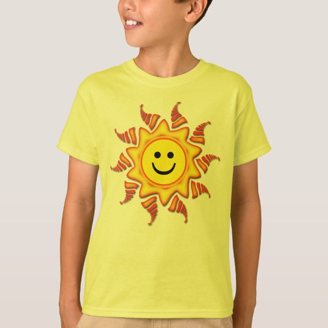 T-SHIRT LE SOLEIL DE VISAGE (Devant)
