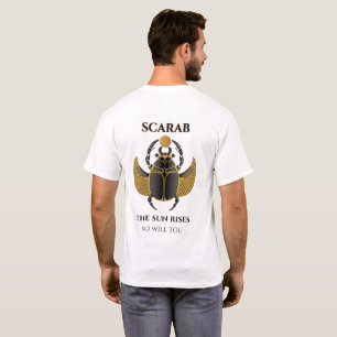 T-shirt Le Soleil Se Lève, Vous Aussi · Scarabée Sacré · K