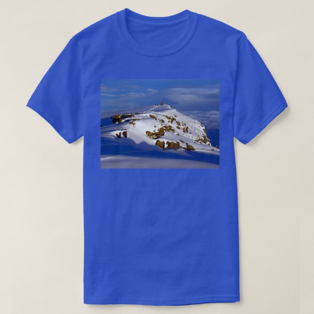 T-shirt Le sommet du mont Uhuru kilimanjaro (Design devant)