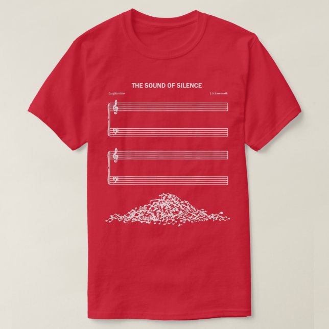 T-shirt Le Son Du Silence (Design devant)