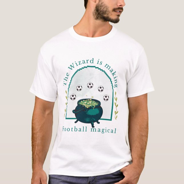 T-shirt Le sorcier du football marocain (Devant)
