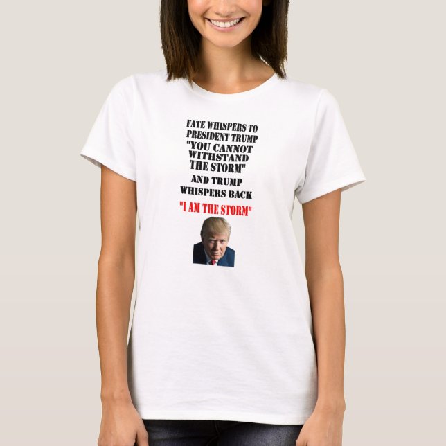 T-SHIRT LE SORT DE TRUMP (Devant)