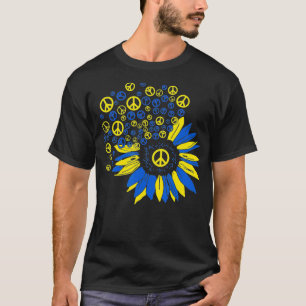 T-shirt Le Soutien De Tournesol Je Me Trouve Avec Les Homm