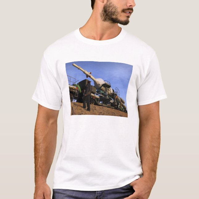 T-shirt Le Soyouz TMA-13 vaisseau spatial 3 (Devant)