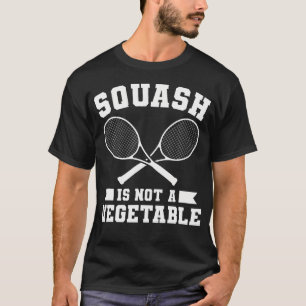 T-shirt Le squash n'est pas un légume joueur de squash