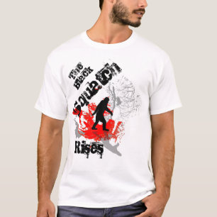 T-shirt Le squatch noir monte