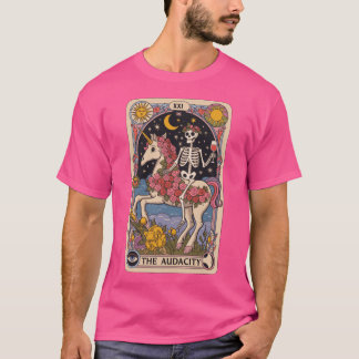 T-shirt Le squelette d'audace sur le cadeau de design Unic