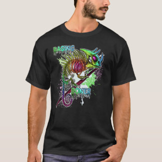T-shirt Le squelette de Chameleon de Rainbow Jackson