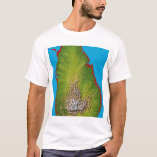 T-shirt Le Sri Lanka