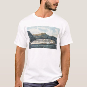 T-shirt Le ` St. John de bateau à vapeur du fleuve Hudson
