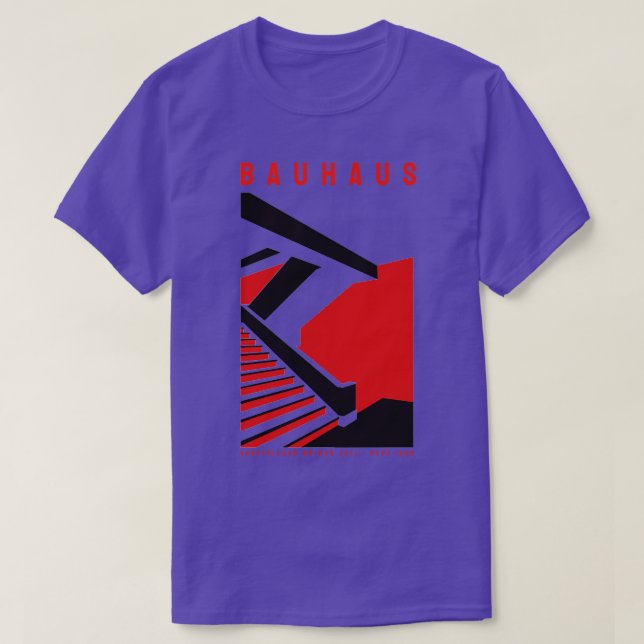 T-shirt Le Staatliches Bauhaus Art Deco Architecture Post (Design devant)