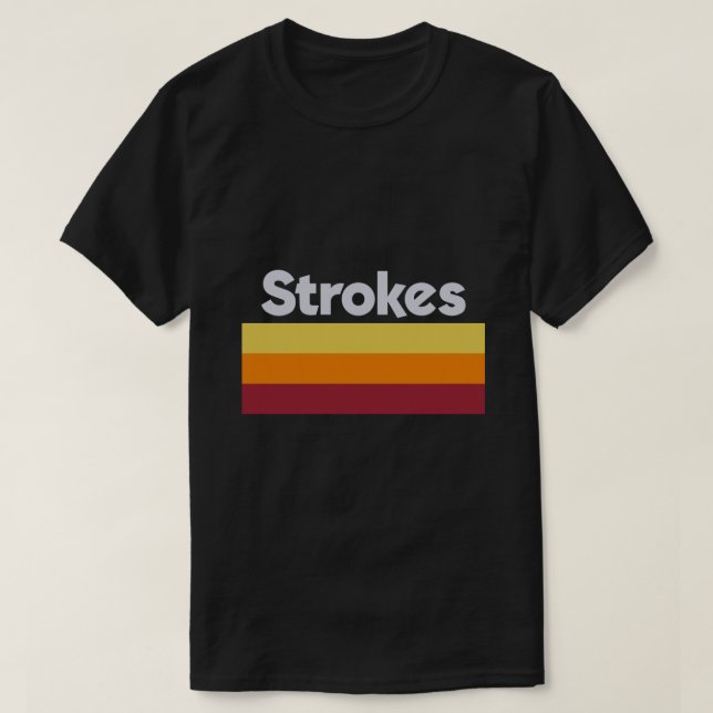 T-shirt Le Strokes Love Rock Band Art (Design devant)