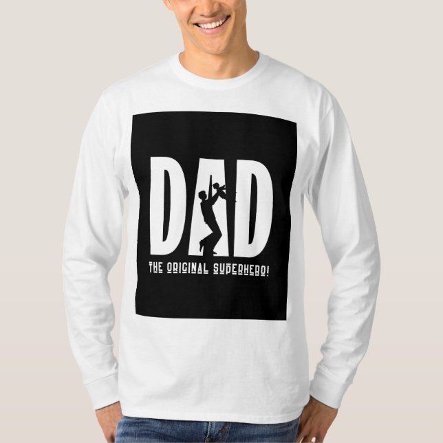 T-shirt Le super-héros original (Devant)