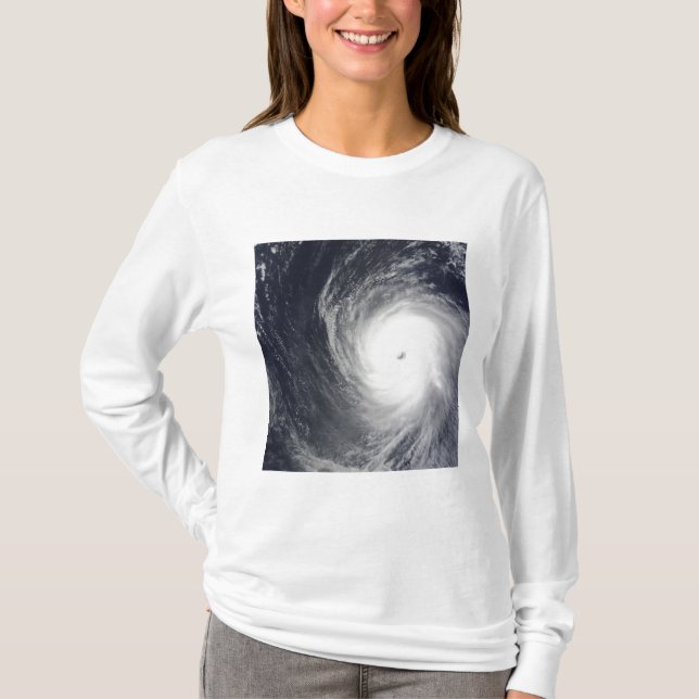 T-shirt Le Super Typhoon Melor survole l'océan Pacifique (Devant)