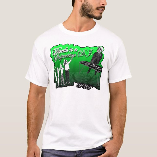 T-shirt le superstar DJ matraquent la chemise (Devant)