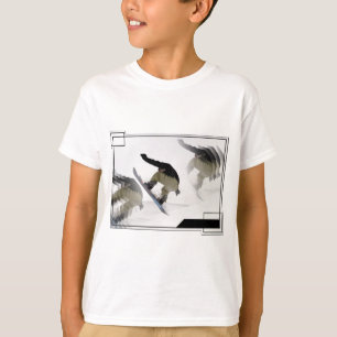 T-shirt Le surf des neiges clôture le sweatshirt des