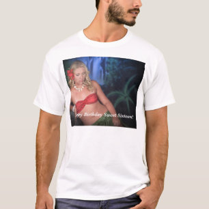 T-shirt Le surf d'été, Weigand, C896-t, Birthda heureux