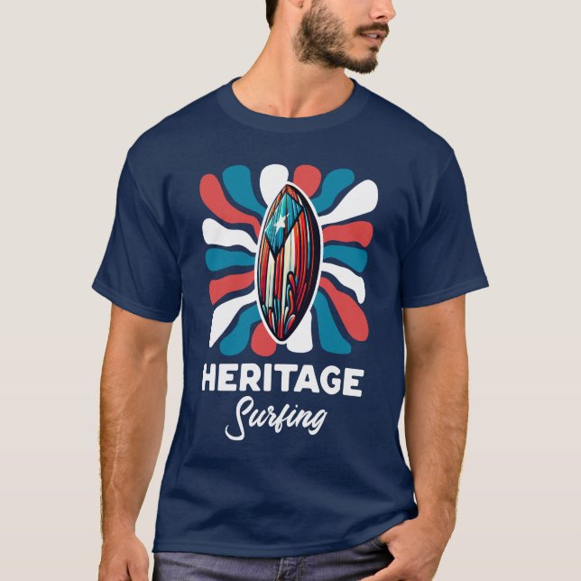 T-shirt Le surf patrimonial (Devant)