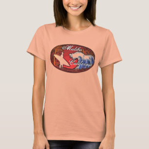 T-shirt Le surfer de Malibu la Californie ondule la pièce