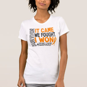 T-shirt Le survivant de Cancer de rein qu'il est venu nous