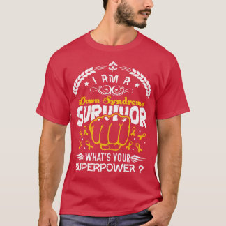 T-shirt Le survivant de la sensibilisation au syndrome de 
