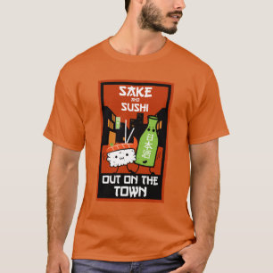 T-shirt Le Sushi Et Le Sake