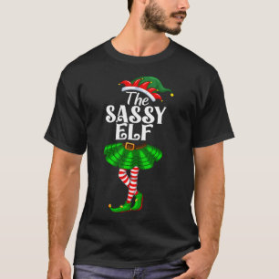 T-shirt Le Sy Elf Xmas Drôle de Noël Correspondant à la Fa