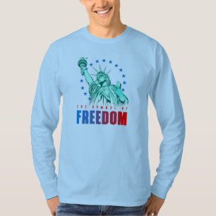 T-shirt Le symbole de la liberté   Manches longues pour ho