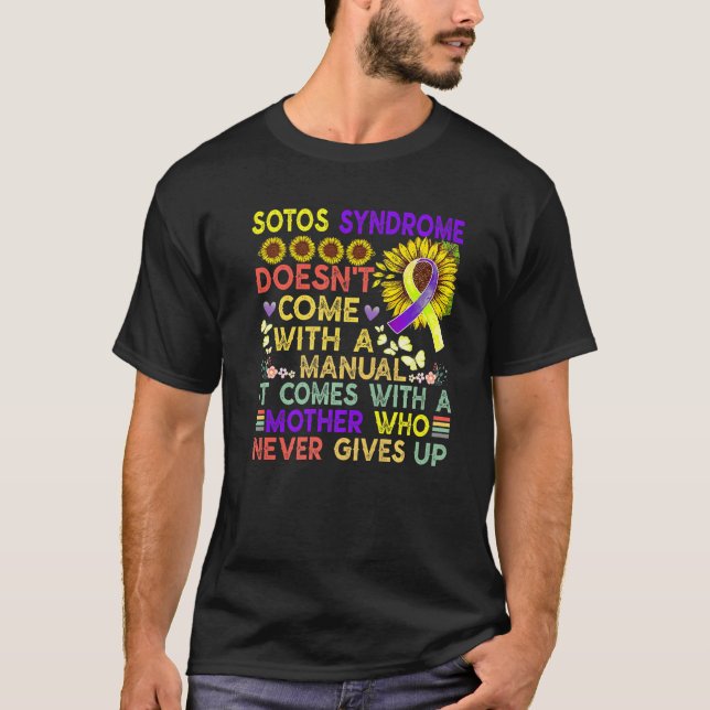T-shirt Le Syndrome De Sotos N'Est Pas Prévu Avec Un Maîtr (Devant)