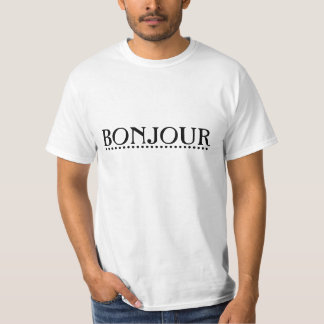 T-shirt Le T-shirt/Bonjour de l'homme