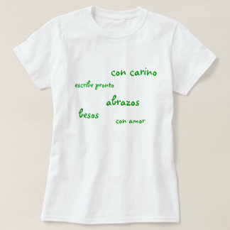 T-shirt Le T-shirt/Espagnol de la femme