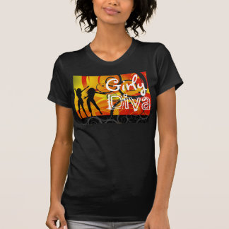 T-shirt Le T-shirt/noir Girly de diva