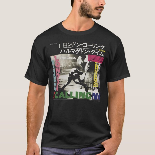 T-shirt Le T-ShirtLondon Qui Appelle Le Japon __ Le Clash (Devant)