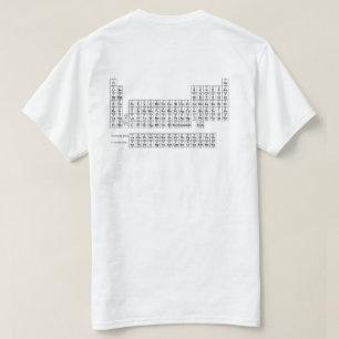 T-shirt Le Tableau des éléments périodique soutiennent