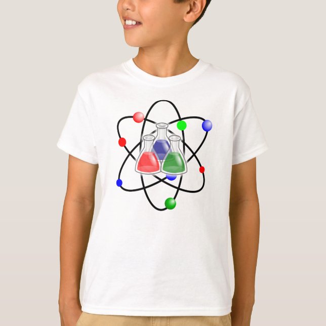 T-shirt Le Tableau des éléments périodique soutiennent la (Devant)