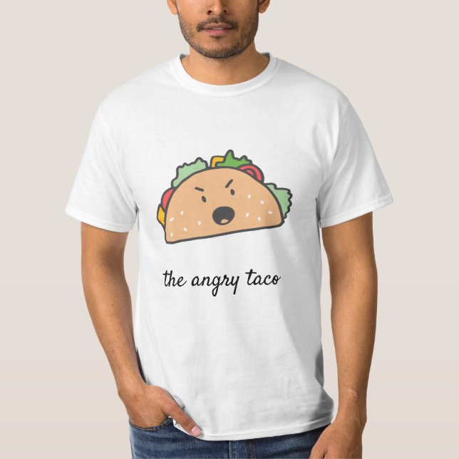T-shirt Le Taco en colère (Devant)