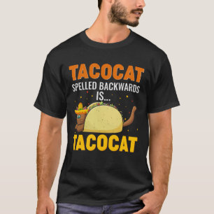 T-shirt Le Tacocat Écrit À L'Arrière Est Le Tacocat