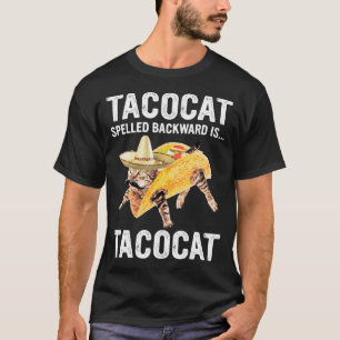T-shirt Le Tacocat Écrit À L'Arrière Est... Tacocat Pour T