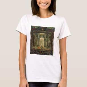 T-shirt Le Teatro Reale à Turin (huile sur toile)