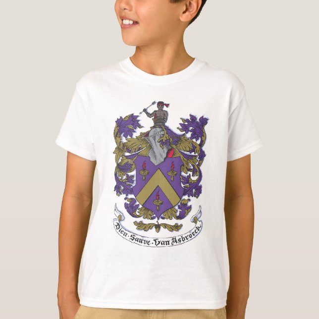 T-shirt Le Tee de l'Enfant avec Crest de la Famille (Devant)