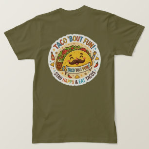 T-shirt Le Tee Graphique Fantaisiste "Nacho Average Taco"