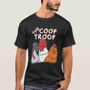 T-shirt Le Tee-shirt de poulet de la troupe coopérative pa