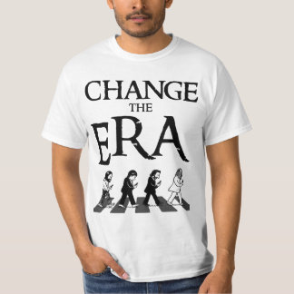 T-shirt Le Tee - shirt De Voyage Change Le Motif De L'Ère.