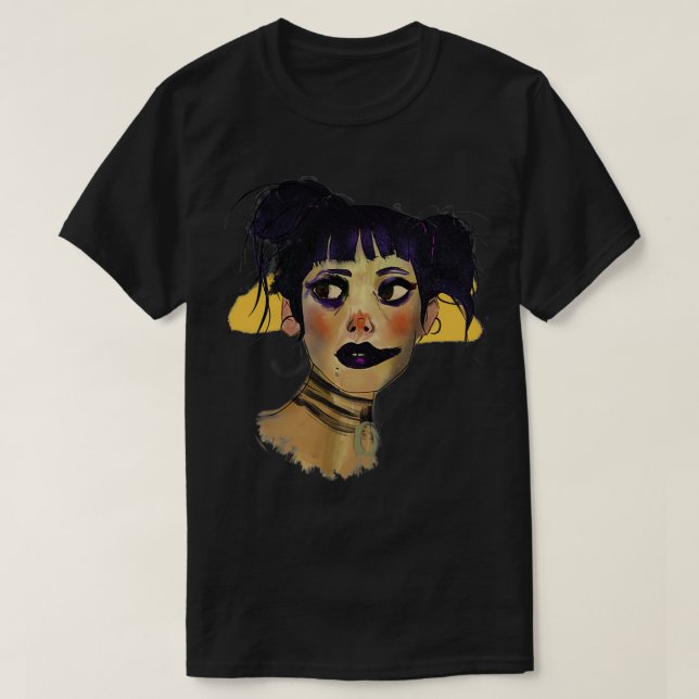 T-shirt Le témoin aime la mort et les robots (Design devant)