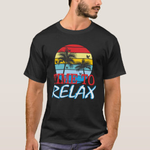 T-shirt Le temps de se détendre Classy été classe Beach te