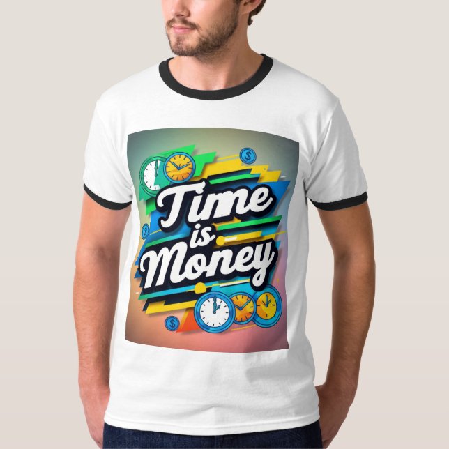 T-shirt Le temps est l'argent (Devant)