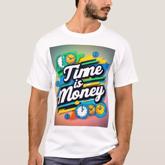 T-shirt Le temps est l'argent (Devant)